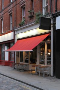 Traditional style coffee shop in central London