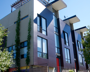 Modern townhomes in Five Points Denver.
